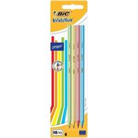 MATITA BIC KIDS EVOLUTION HB STRIPES BLISTER 4 PZ 918485