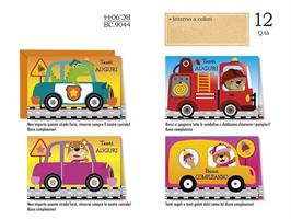 BIGLIETTI AUGURI COMPLEANNO BAMBINI CROMO BC.9044