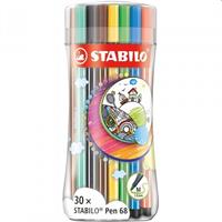 PENNA STABILO POINT 68 ASTUCCIO DA 30 6830-4