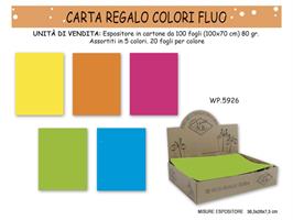 CARTA REGALO COL UNITI FLUO 100 FG 70x100 ASS WP.5926 192