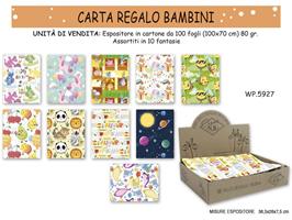 CARTA REGALO BAMBINI 100 FG 70x100 ASS CROMO WP.5927 193