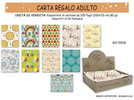 CARTA REGALO ADULTI 100 FG 70x100 ASS CROMO WP.5928 194