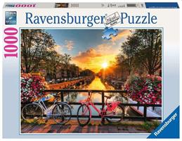 RAVENSBURGER PUZZLE 1000PZ BICICLETTE AD AMSTERDAM 19606 00662