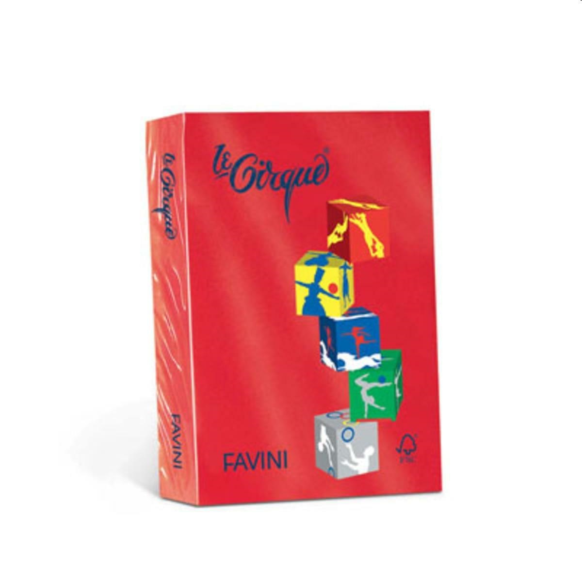 Favini Carta Colorata Le Cirque A4 160g/m² 250 Fogli 5 Colori Per Scuola E Ufficio