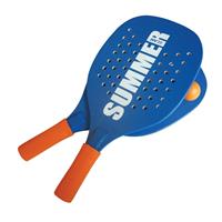 RACCHETTONI LEGNO BEACH TENNIS C/PALLINA MAZZEO 72506
