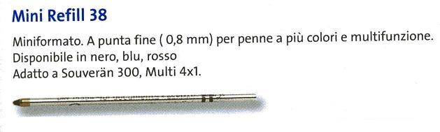 MINIREFIL PELIKAN 38 NERO CF20 OF3CA1