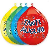 PALLONCINI MEDI TANTI AUGURI BL. DA 12 PZ 56276