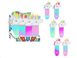 PLAYTOY UNICORN DEGRADEE BAULETTO IN SILICONE EXPO 12PZ 1453