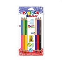 PASTELLI CARIOCA BICOLOR MAXI BL. DA 6 PZ 42264