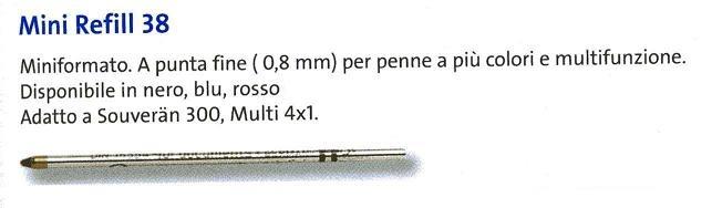 MINIREFIL PELIKAN 38 ROSSO CF5