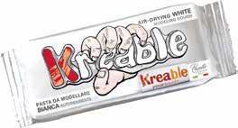 Pasta da modellare Krea gr. 500 - Bianco 0610.000.KRE