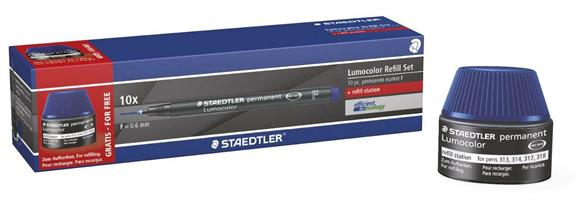 PENNARELLO OHP F BLU STAEDTLER 318-3 CF10