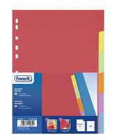 DIVISORI A4 MAXI NEUTRI CARTONCINO 6 TASCHE 100204883 0036