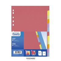 DIVISORI A4 MAXI NEUTRI CARTONCINO 12 TASCHE 100204882 0037