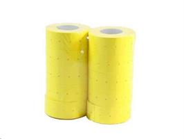 ETICHETTE PREZZATRICE MARKIN 21X12 GIALLO FLUO CF10