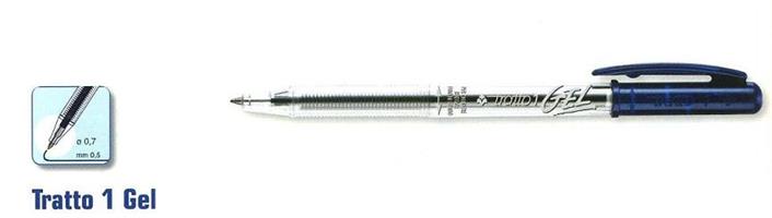 PENNA FILA TRATTO 1 GEL ROSSO CF12