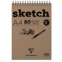 BLOCCO SPIRALATO A4 SKETCH 50FF 90GR CLAIRFONTAINE 96904C