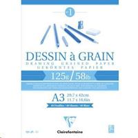 BLOCCO DESSIN A3 40FF 125GR CLAIRFONTAINE 96682C