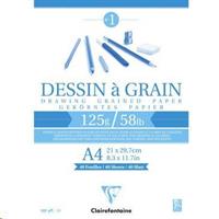 BLOCCO DESSIN A4 40FF 125GR CLAIRFONTAINE 96684C