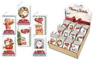 CHIUDIPACCO NATALE EXPO DA 120 5X7CM CROMO NT.9298