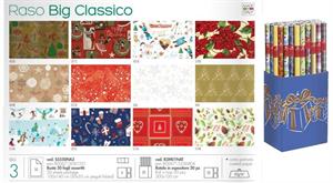 CARTA REGALO NATALE ROTOLO 100X300 FANTASIA RASO RT30 R3M01NAT