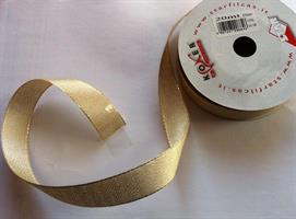 NASTRO 20MT 25MM CHAMPAGNE ORO H06