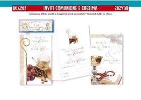 INVITO COMUNIONE E CRESIMA IN.4202