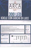 LUCI NATALE PENDENTI DA 300 LED BIANCO FREDDO 294030