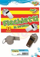 EASY TOYS FISCHIETTO METALLO SCAT.12PZ 17073