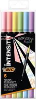 PENNARELLO BIC INTENSITY DOPPIA PUNTA COL. PASTEL CF6 503826