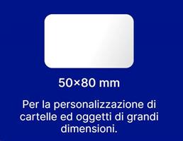 COLIBRI' ETICHETTE ROTOLO 50X80 RIMOVIBILI DA 100PZ LB004