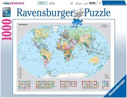RAVENSBURGER PUZZLE 1000PZ MAPPAMONDO POLITICO 15652 0065