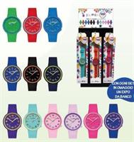 SET 12 OROLOGI SILICONE UNISEX 35MM EXPOTEEN12