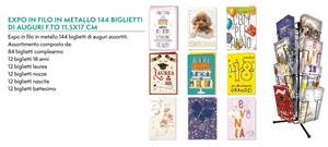 BIGLIETTI AUGURI EXPO 144PZ ASS 11,5X17 CROMO AS.10098 188
