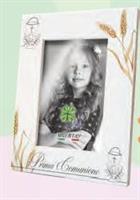 CORNICE COMUNIONE 10X15 LEGNO BIANCO BF138