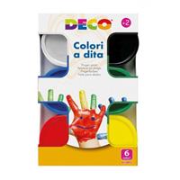 COLORI A DITA PER BAMBINI 100ML SET 6PZ CWR 13371 0153
