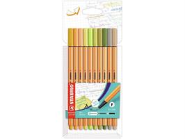 PENNA STABILO POINT 88 ASTUCCIO CARTONE 10PZ 8810-22