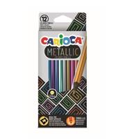 PASTELLI CARIOCA METALLIC ast da 12 pz 43164
