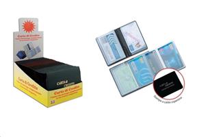 PORTA CARD 5 SCOMPARTI COLORI SCURI CF24 1008