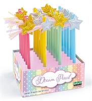 MATITA STAR C/TOP METALLIZ STELLA ASS EXPO 24PZ LEBEZ 81266