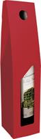 PORTABOTTIGLIA CARTONE 1 POSTO LISCIO ROSSO CF50 VN1F/VRO