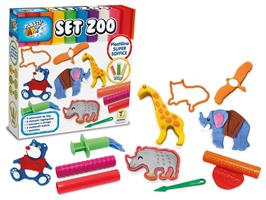 PLASTIART SET ZOO 3X50GR SALSICCIOTTI 22X5X22 TEOREMA 74328 536