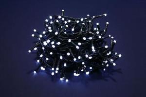 LUCI NATALE EST.LED 100L BIANCO 8 FUNZ. 25812586