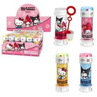 BOLLE DI SAPONE HELLO KITTY 60ML C/GIOCO 36PZ 103001010052