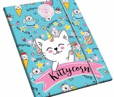 CARTELLA C/ELASTICO 26x35 D.01 KITTYCORN 73990