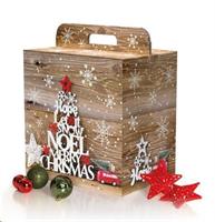 SCATOLA CARTONE NATALE C/MAN 31x23x34 CF20 MAX 5KG 100S/V109