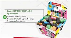 EVIDENZIATORE STABILO BOSS MINI SNOOZE ONE DA 50 07/50-10
