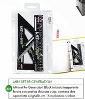 MINISET DISEGNO RE-GENERATION BLACK CF10 7063RE