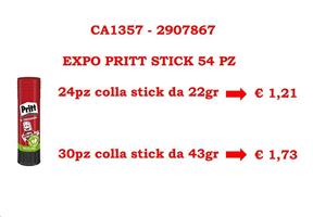 COLLA STICK PRITT EXPO 54PZ 22gr+43gr 2907867
