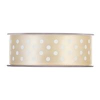NASTRO RASO MM25X20MT POIS CREMA PIOVACCARI 2140M 02